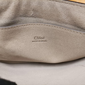 Pre-owned Chloe FAYE Brown × Yellow Suede × leather shoulderbag | stylenewstar