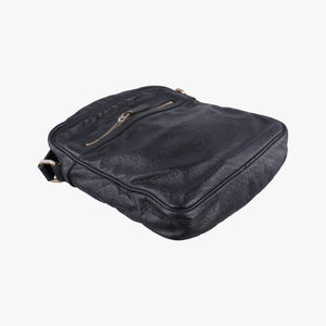 Pre-owned Gucci GG Imprime Messenger Black Leather 201448 shoulderbag | stylenewstar
