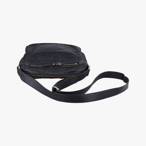 Pre-owned Gucci GG Imprime Messenger Black Leather 201448 shoulderbag | stylenewstar