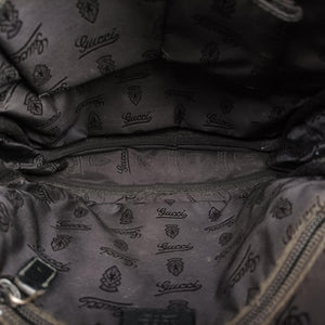 Pre-owned Gucci GG Imprime Messenger Black Leather 201448 shoulderbag | stylenewstar