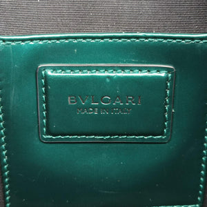 Pre-owned Bvlgari SERPENTI FOREVER Green Patent shoulderbag | stylenewstar