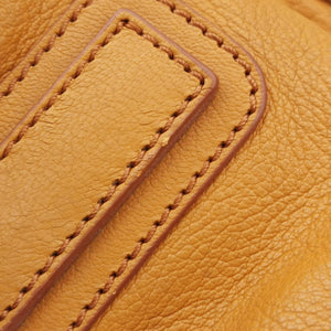 Pre-owned Givenchy Pandora Yellow leather shoulderbag | stylenewstar