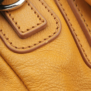 Pre-owned Givenchy Pandora Yellow leather shoulderbag | stylenewstar