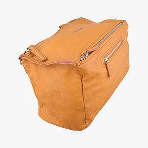 Pre-owned Givenchy Pandora Yellow leather shoulderbag | stylenewstar