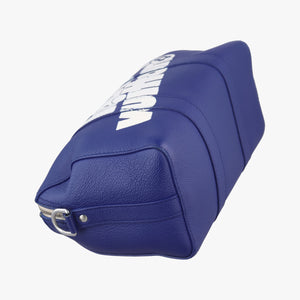 Pre-owned Louis Vuitton Everyday LV Blue×white leather M58747 shoulderbag | stylenewstar