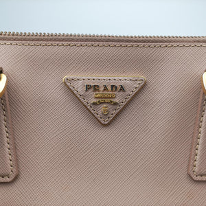 Pre-owned Prada Galleria Pink SAFFIANO Leather BN1786 shoulderbag | stylenewstar