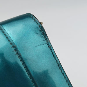 Secondhand Bvlgari SERPENTI FOREVER Blue Patent shoulderbag | stylenewstar