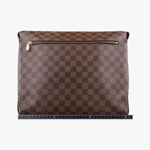 Pre-owned Louis Vuitton BROOKLYN MM EBENE Damier Canvas N51211 shoulderbag | stylenewstar