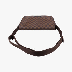 Pre-owned Louis Vuitton BROOKLYN MM EBENE Damier Canvas N51211 shoulderbag | stylenewstar