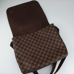 Pre-owned Louis Vuitton BROOKLYN MM EBENE Damier Canvas N51211 shoulderbag | stylenewstar