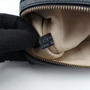 Pre-owned Gucci GG Velvet Blue Tweed × Leather 574968 bum bag/waist bag | stylenewstar