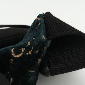 Pre-owned Gucci GG Velvet Blue Tweed × Leather 574968 bum bag/waist bag | stylenewstar