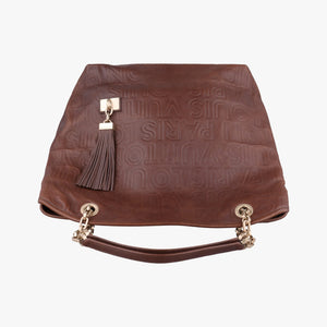 Vintage Louis Vuitton Whisper Moka Monogram Paris Souple Leather M95828 handbag | stylenewstar
