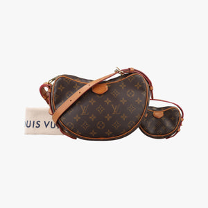 Secondhand Louis Vuitton Croissant MM Brown Monogram Canvas M46828 shoulderbag | stylenewstar