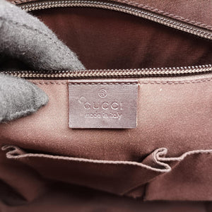Secondhand Gucci Guccissima Messenger Brown leather 223665 shoulderbag | stylenewstar