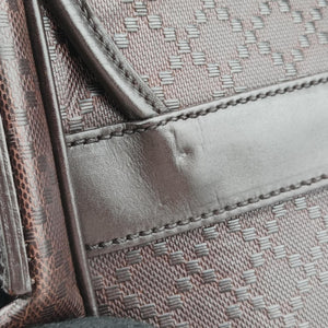Secondhand Gucci Guccissima Messenger Brown leather 223665 shoulderbag | stylenewstar