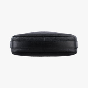 Pre-owned Gucci GG Imprime Messenger Black Leather 201448 shoulderbag | stylenewstar