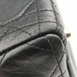 Vintage Christian Dior Lady Dior Black lambskin handbag | stylenewstar