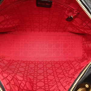 Vintage Christian Dior Lady Dior Black lambskin handbag | stylenewstar