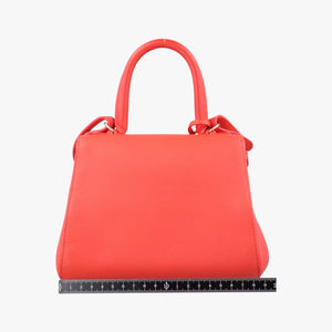 Vintage Delvaux Brillant Mini Orange Leather shoulderbag | stylenewstar