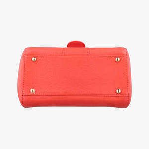 Vintage Delvaux Brillant Mini Orange Leather shoulderbag | stylenewstar