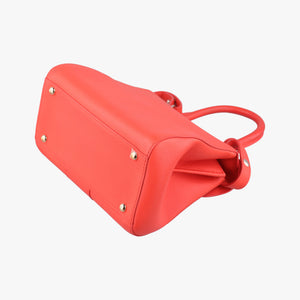 Vintage Delvaux Brillant Mini Orange Leather shoulderbag | stylenewstar
