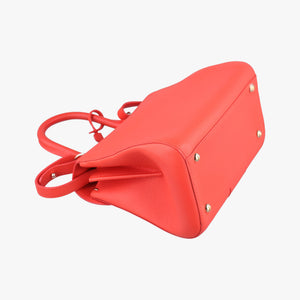 Vintage Delvaux Brillant Mini Orange Leather shoulderbag | stylenewstar