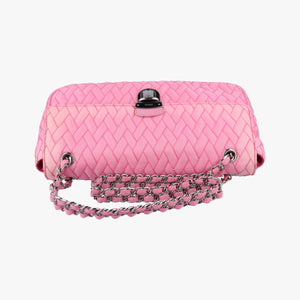 Secondhand Prada Tessuto Impunture Push Lock Opale nylon 1BD038 shoulderbag | stylenewstar