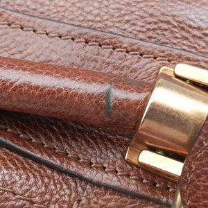 Pre-owned Chloe Paraty Brown Leather shoulderbag | stylenewstar