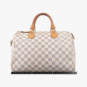 Pre-owned Louis Vuitton Speedy 30 AZUR Damier Canvas N41533 handbag | stylenewstar