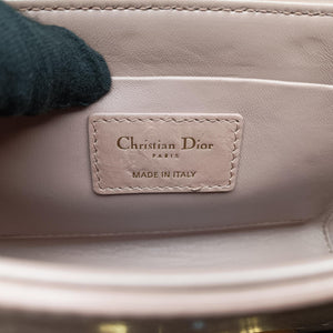 Pre-owned Christian Dior 30 MONTAIGNE Pink Leather shoulderbag | stylenewstar