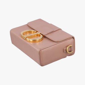 Pre-owned Christian Dior 30 MONTAIGNE Pink Leather shoulderbag | stylenewstar