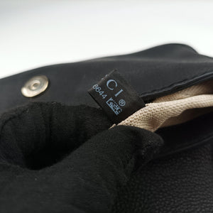 Pre-owned Gucci Marrakech Black Leather 257032 shoulderbag | stylenewstar