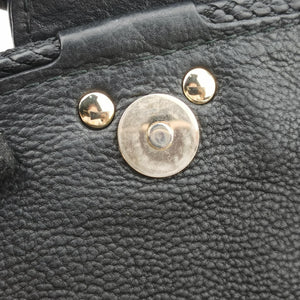 Pre-owned Gucci Marrakech Black Leather 257032 shoulderbag | stylenewstar