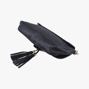 Pre-owned Gucci Marrakech Black Leather 257032 shoulderbag | stylenewstar