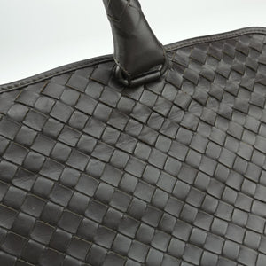 Vintage Bottega Veneta Intrecciato Brown lambskin handbag | stylenewstar