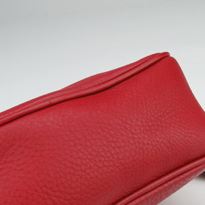 Pre-owned Gucci Soho Red Leather 308364 shoulderbag | stylenewstar