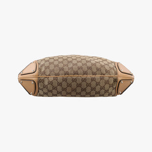 Pre-owned Gucci Indy Babouska Brown canvas 185566 handbag | stylenewstar