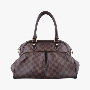 Pre-owned Louis Vuitton TREVI PM EBENE Damier Canvas N51997 handbag | stylenewstar