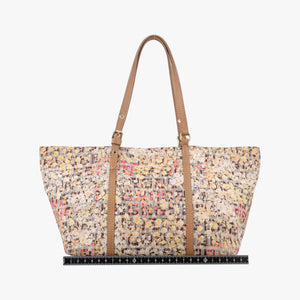 Pre-owned Fendi Zucchino Brown×Multicolour canvas 8BH214 handbag | stylenewstar