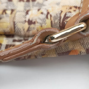 Pre-owned Fendi Zucchino Brown×Multicolour canvas 8BH214 handbag | stylenewstar