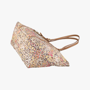 Pre-owned Fendi Zucchino Brown×Multicolour canvas 8BH214 handbag | stylenewstar