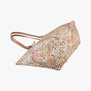 Pre-owned Fendi Zucchino Brown×Multicolour canvas 8BH214 handbag | stylenewstar