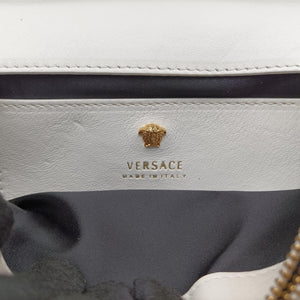 Vintage VERSACE Palazzo Medusa White leather shoulderbag | stylenewstar