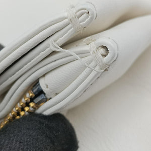 Vintage VERSACE Palazzo Medusa White leather shoulderbag | stylenewstar