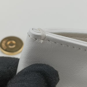 Vintage VERSACE Palazzo Medusa White leather shoulderbag | stylenewstar