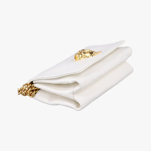 Vintage VERSACE Palazzo Medusa White leather shoulderbag | stylenewstar