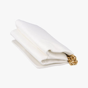 Vintage VERSACE Palazzo Medusa White leather shoulderbag | stylenewstar