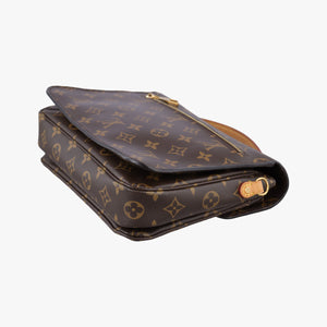Pre-owned Louis Vuitton Pochette Metis MM Brown Monogram Canvas M44875 shoulderbag | stylenewstar