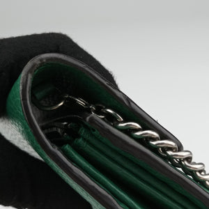 Pre-owned Gucci Dionysus Green Leather 401231 shoulderbag | stylenewstar